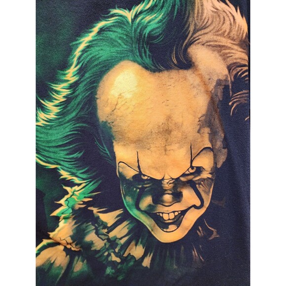 IT Chapter Two XL Black Shirt Orange Green Pennywise Clown Horror Movie Scary - Picture 5 of 11